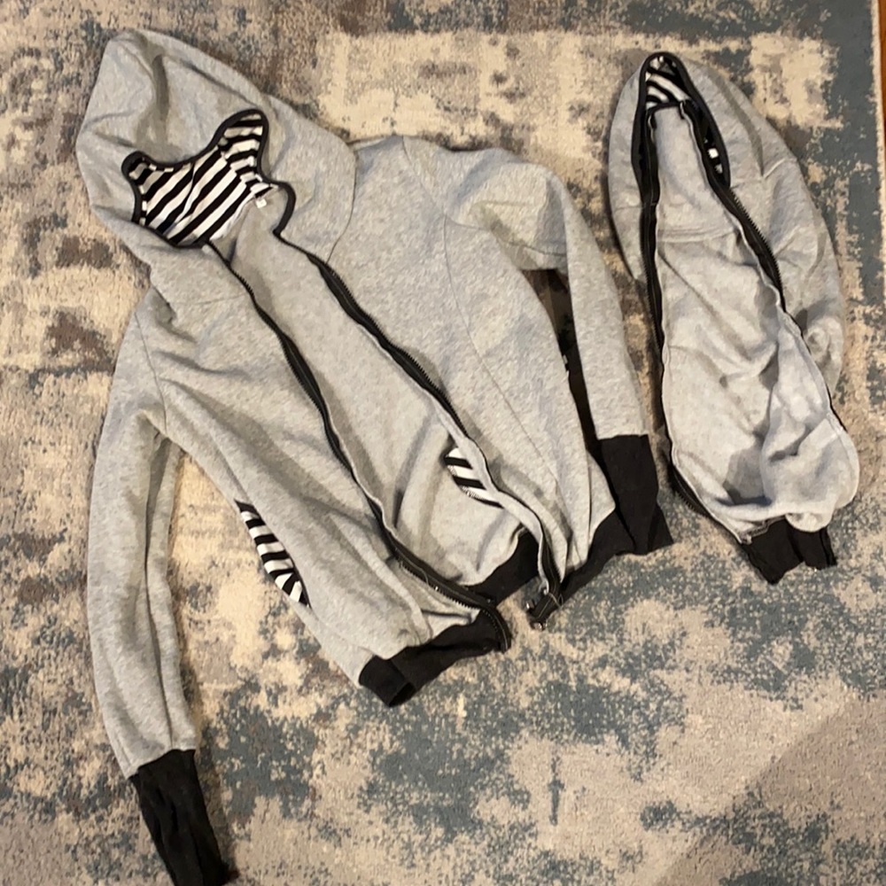 Baby carrier zip hoodie